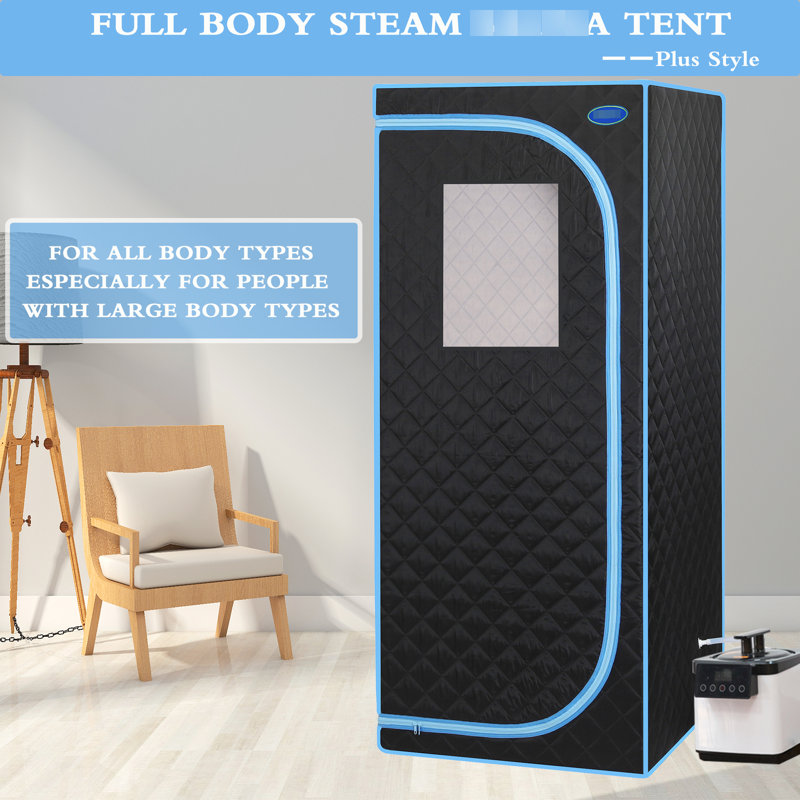 Home Steam Relax - 360 31.5 Inch Depth Blue Portable Unit 150F Maximum Temperature 12.5 Carton Width Black Binding