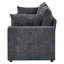 Causeuse légère en polyester de 71 po Brooklington, facile à déplacer, pour 2 personnes-385335376