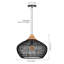 Luminaire suspendu géométrique naturel à 1 lumière Bridin-58676419-62671236