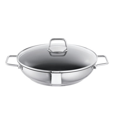 Schulte Ufer Wega Induction Compatible Non-Stick Specialty Pan with Lid