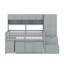 Lit mezzanine en bois avec bureau, tiroirs et tablettes-2080073285-2080073287
