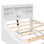 Lits simples en bois peu encombrants, rangement moderne avec lit gigogne et USB