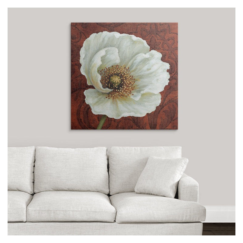 « i », reproduction d’impression brissonnet, Applique Spice, Toile, H 35 po x l 35 po x P 1,5 po