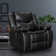 Wide Seating Durable Synthetic Leather Recliner with Massage and Heat Functions
