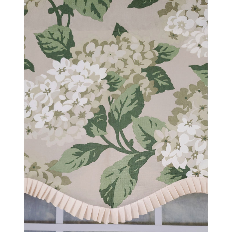 Cantonnière festonnée l 50 po Summerwind Provance, Taupe