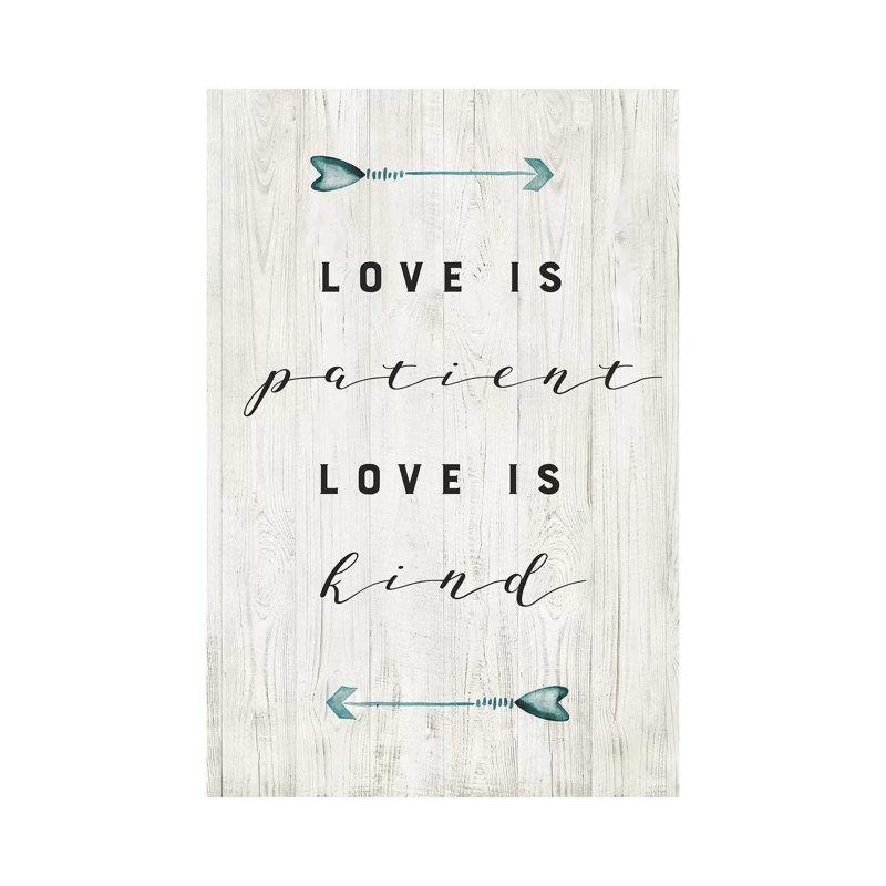 Love Is by Amanda Murray - Print on Canvas, 101.6cm H x 66.04cm W x 1.91cm D, Wrapped Canvas