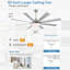 62 Inch Ceiling Fans with Lights and Remote-628910051