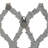 Wooden Cut-out Starburst Gray Wall Decor