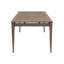 Outdoor Patio Dining Table In Weathered Eucalyptus Wood