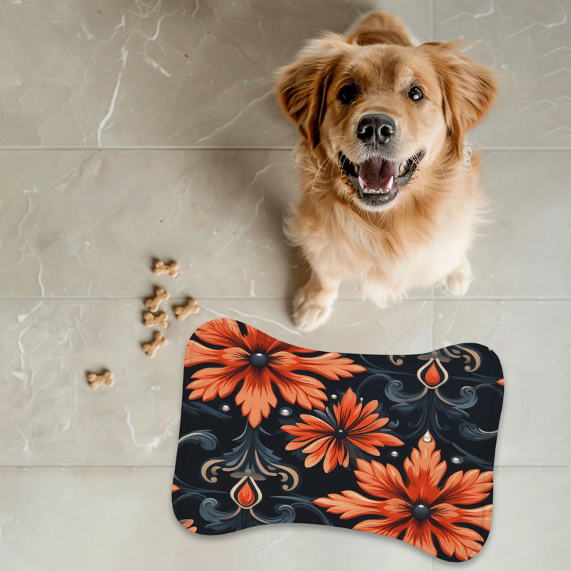 Tapis Baroque - Tapis d'alimentation en os 1 pièce