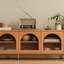 Meuble télé style japonais en bois massif-106743540