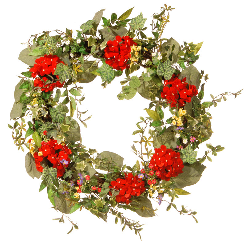 32" Spring Flower Wreath