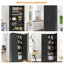 Armoire de cuisine 71 po avec 4 tablettes réglables Wyland-1259694445
