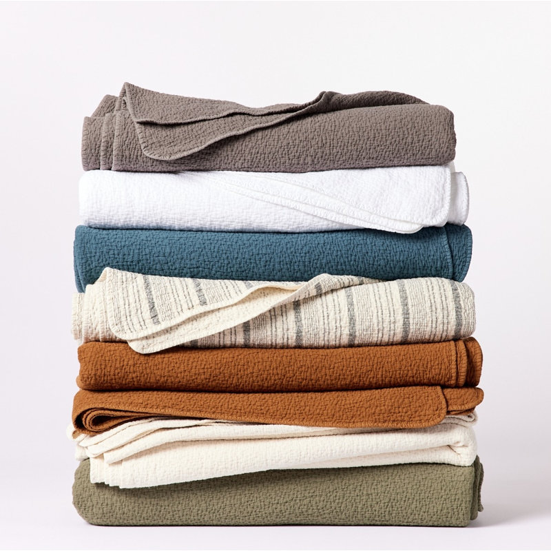 Cascade Coverlet, Full/Queen Coverlet, Cream