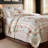 Rosle Blue/Red Cotton Blend 2 Piece Quilt Set