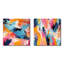 Daejia - ensemble de 2 impressions sur toile abstraites-102581503-102581504