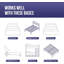 Matelas Matelas en mousse viscoélastique gélifiée rafraîchissante de 6 pouces avec housse lavable certifiée CertiPUR-US pour un sommeil frais et soulager la pression-87036403