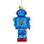 Ornement jouet robot en verre Kurt Adler Noble Gems