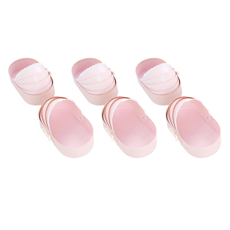 6Pcs Companion Gift Box Shower Flower Basket, Pink