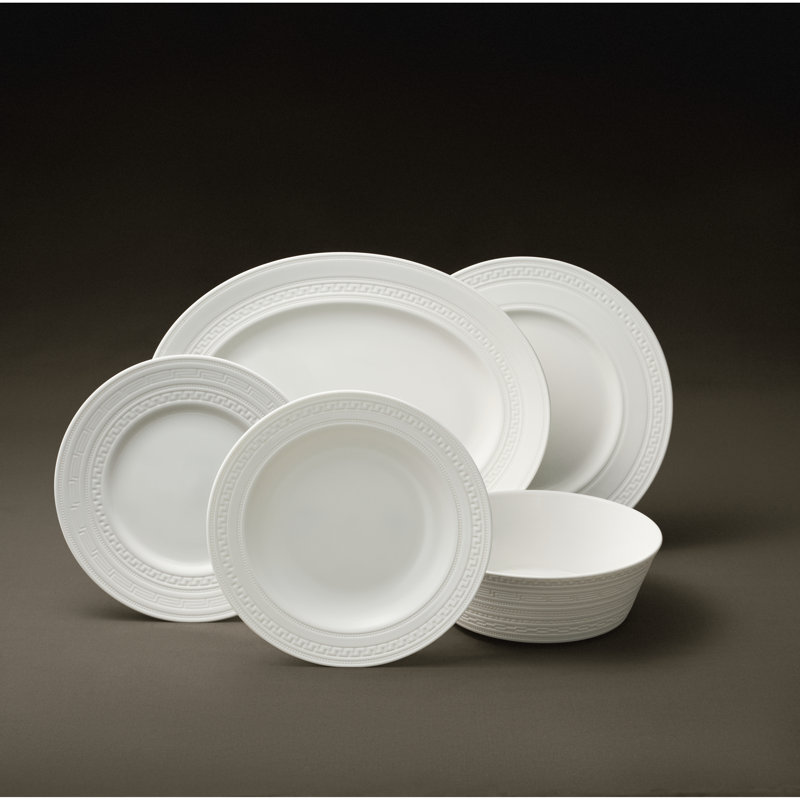 Intaglio Bone China Dinnerware Set - Service for 4