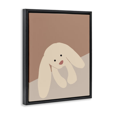 "Simple Floppy Bunny", art mural encadré par Chen Alyesh