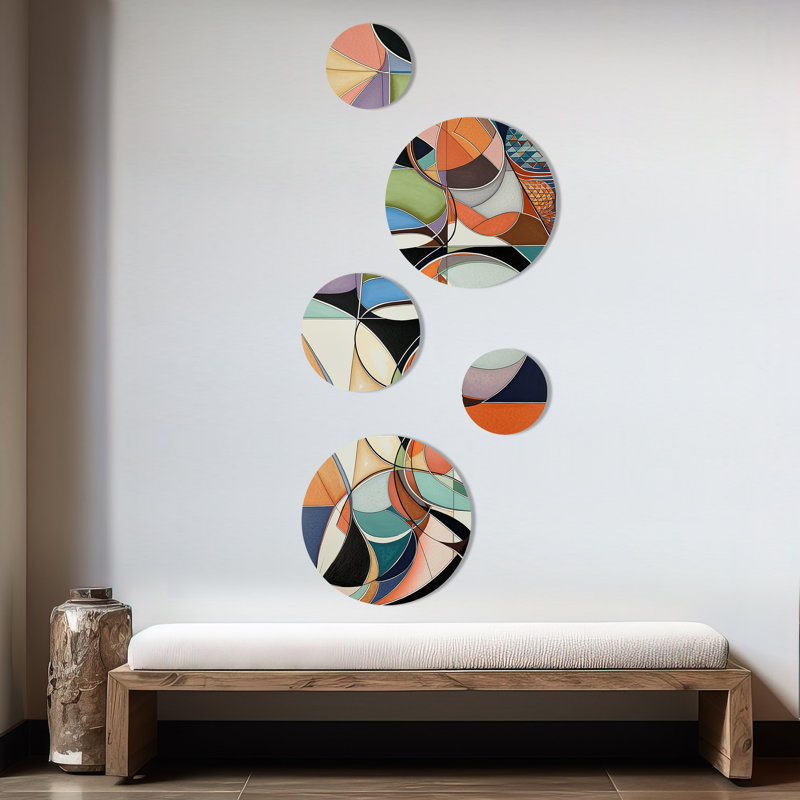 Ensemble de 5 décorations murales Boho