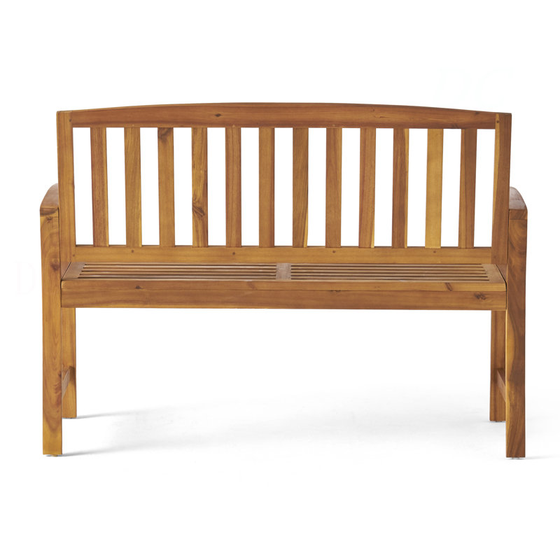 Banc moderne, banc de ferme, banc d'extérieur, Teck