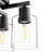 4 - Light Modern Flush Mount Chandelier Dimmable Ceiling Lights-1785476697
