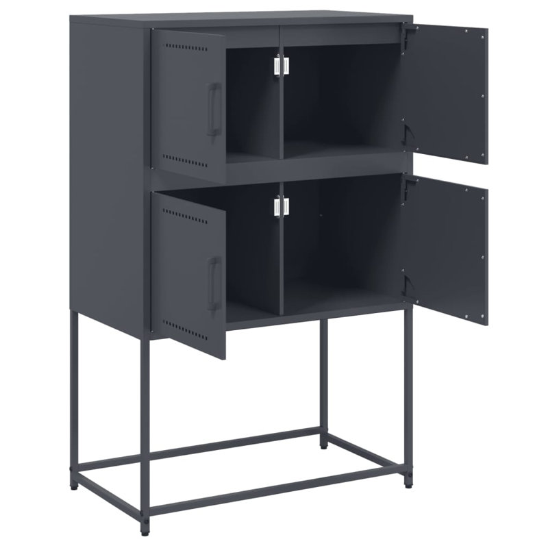 Aidelis Sideboard Accent Chest, Anthracite