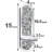 Crystal Broken Diamond Candle Wall Light