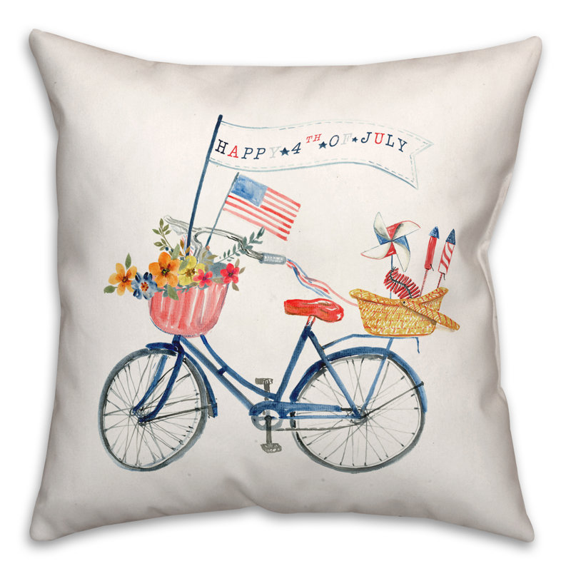 Reversible Throw Pillow, 16" x 16"