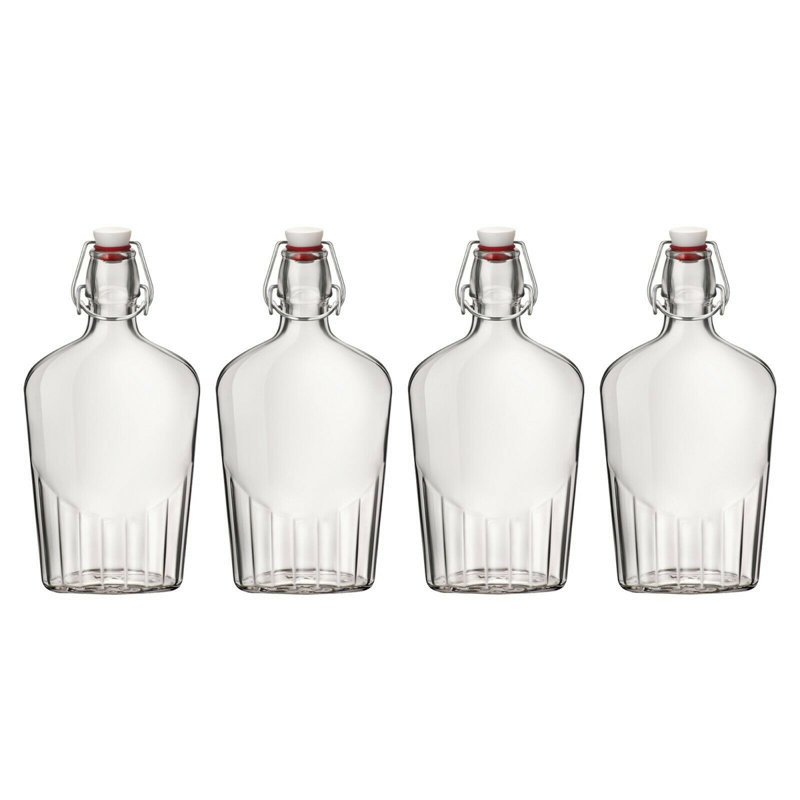 Glass Oil & Vinegar Cruet Set, 8cm H x 8cm W x 8cm D