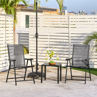 Folding Patio Dining Armchair