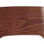 Tabouret de bar pivotant à dossier en bois cintré Bentwood