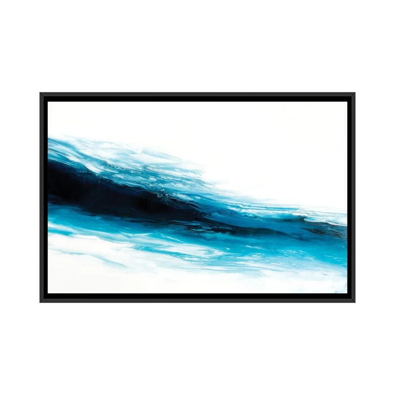 Ice 1 Piece Wall Art on Canvas, 66.04 cm H x 45.72 cm W, Black Framed