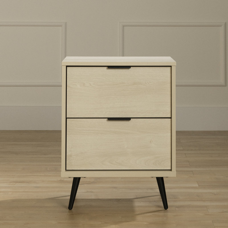 Oxford 2-Drawer Nightstand, Beige