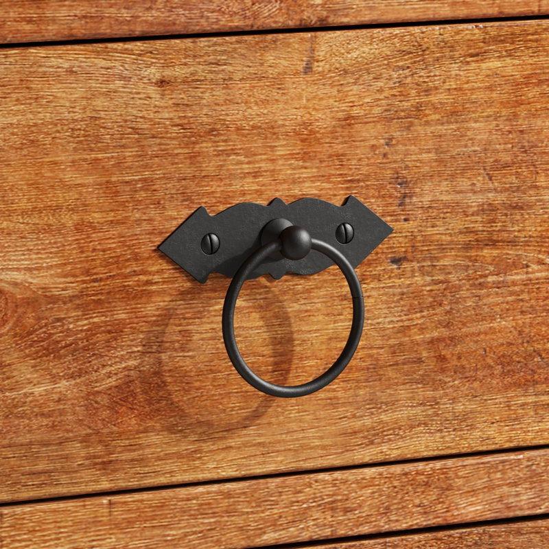 Poignée en fer forgé de porte pour porte d’armoire