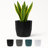 Tuxton Geometric Plastic Indoor/Outdoor Planter-98807274-98807278