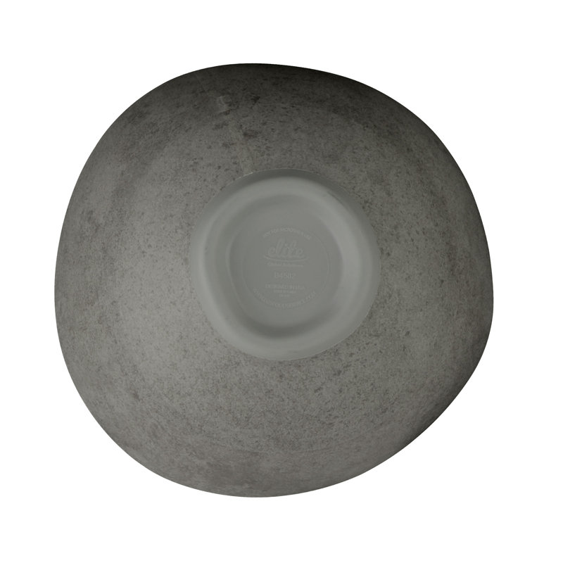 Santiago 9 oz. Round Melamine Dining Bowl, Silver