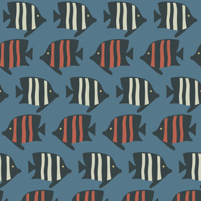Poisson côtier - Papier peint crabe rouge