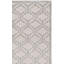 Tapis géométrique ivoire / gris clair Ammundsen-772129854