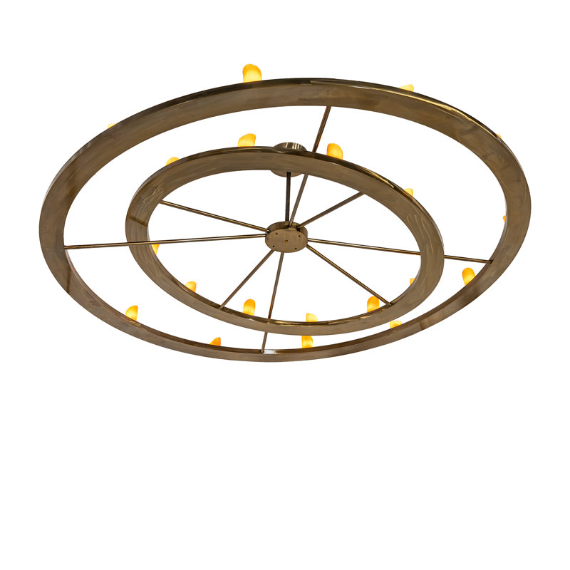 108" Wide Donner 24 Light Chandelier