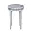 Table basse ronde à miroir