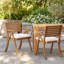 Chaise de patio avec coussin Brizio-100639313