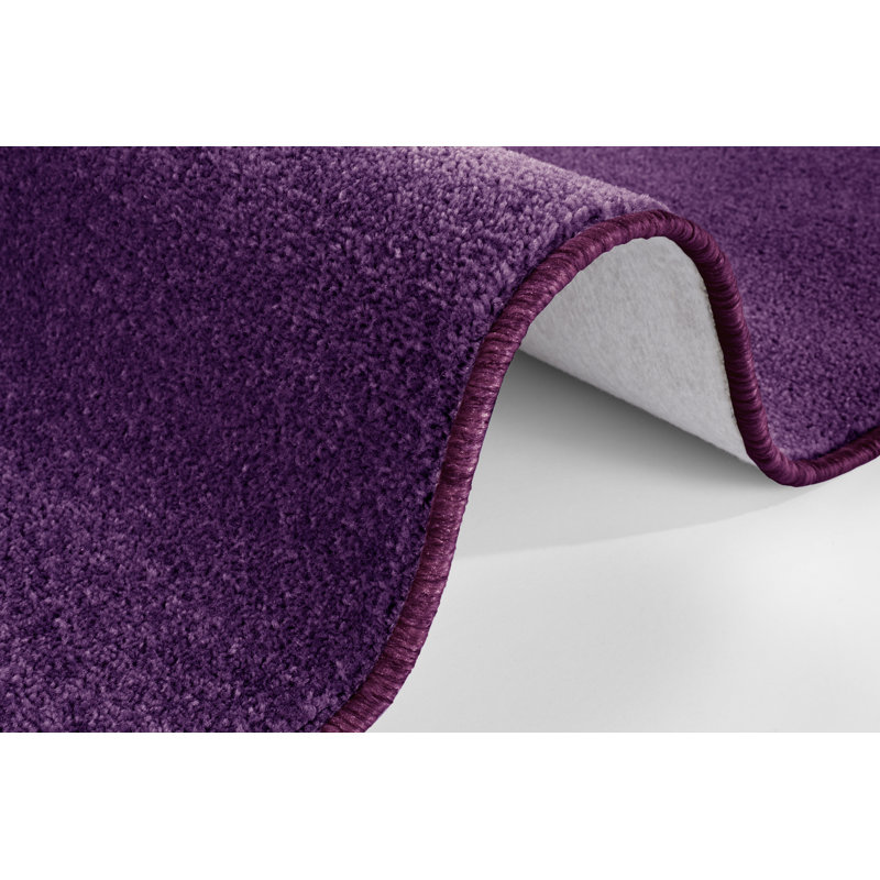 Tufted Purple Rug, Round 133cm