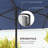 Outsunny 15ft Extra Large Patio Umbrella