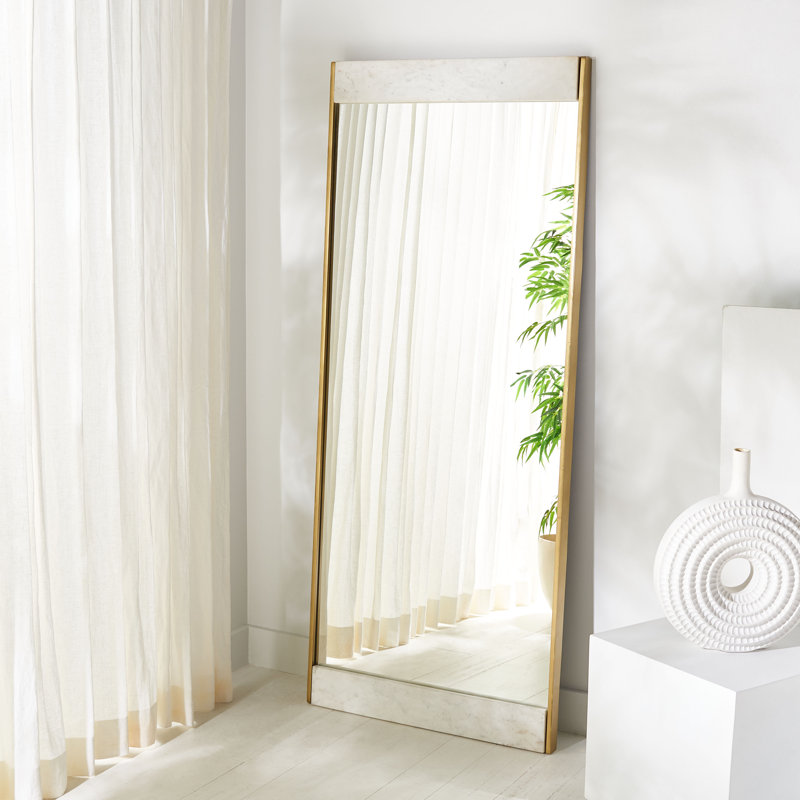 Cathia Metal Flat Floor Mirror