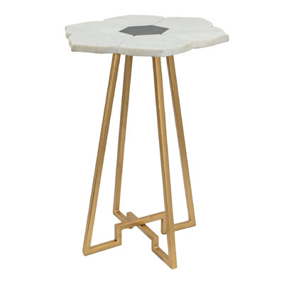 Marble Top End Table