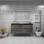 Ensemble de meuble-lavabo double mural 60 po Smariti-1661168203