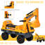 Excavatrice autoportante à bouton-poussoir Sunny Yellow
